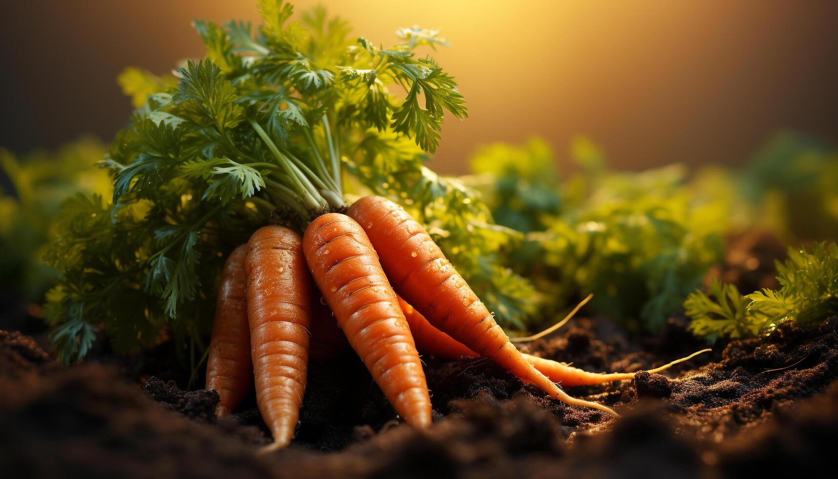 AI generated Fresh organic vegetables, healthy eating, and homegrown produce on a table generated by AI photo