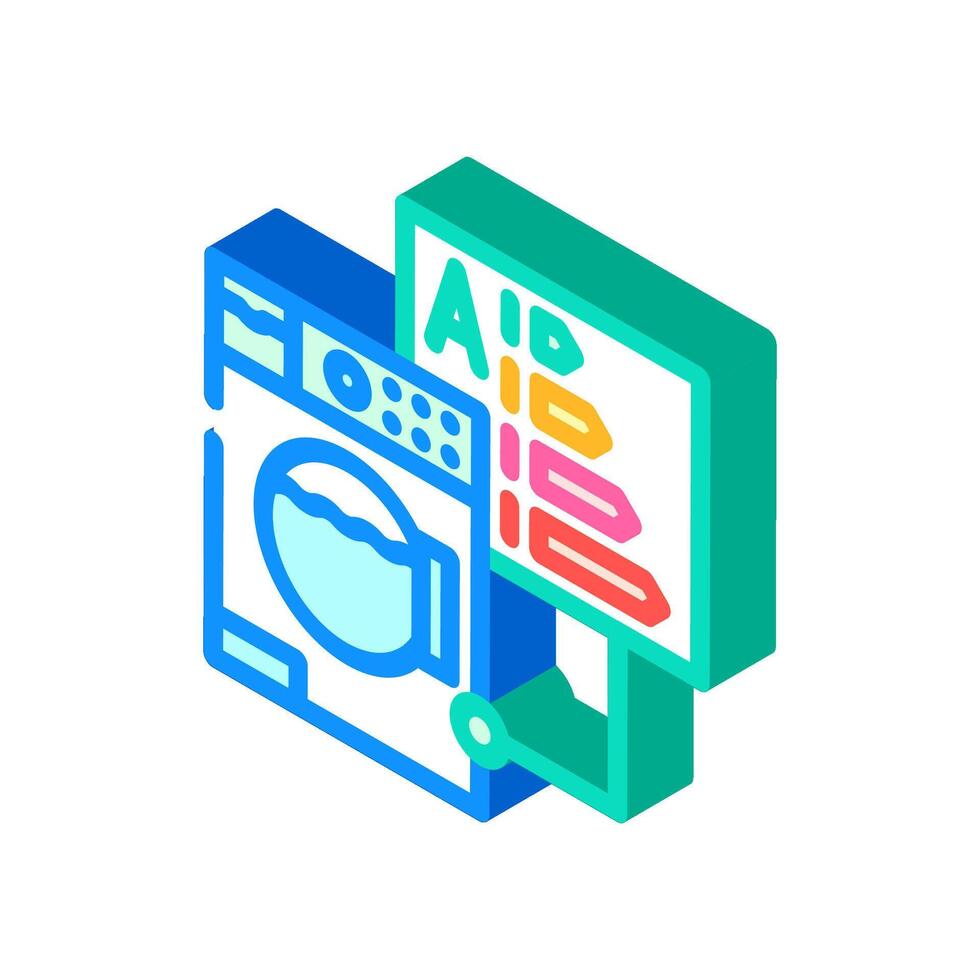 appliances energy efficient isometric icon vector illustration