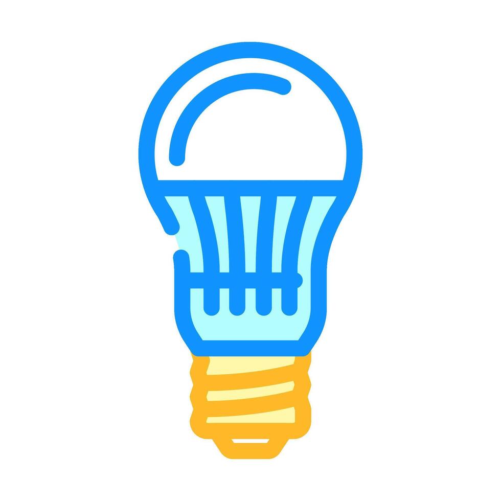led lighting energy color icon vector illustration
