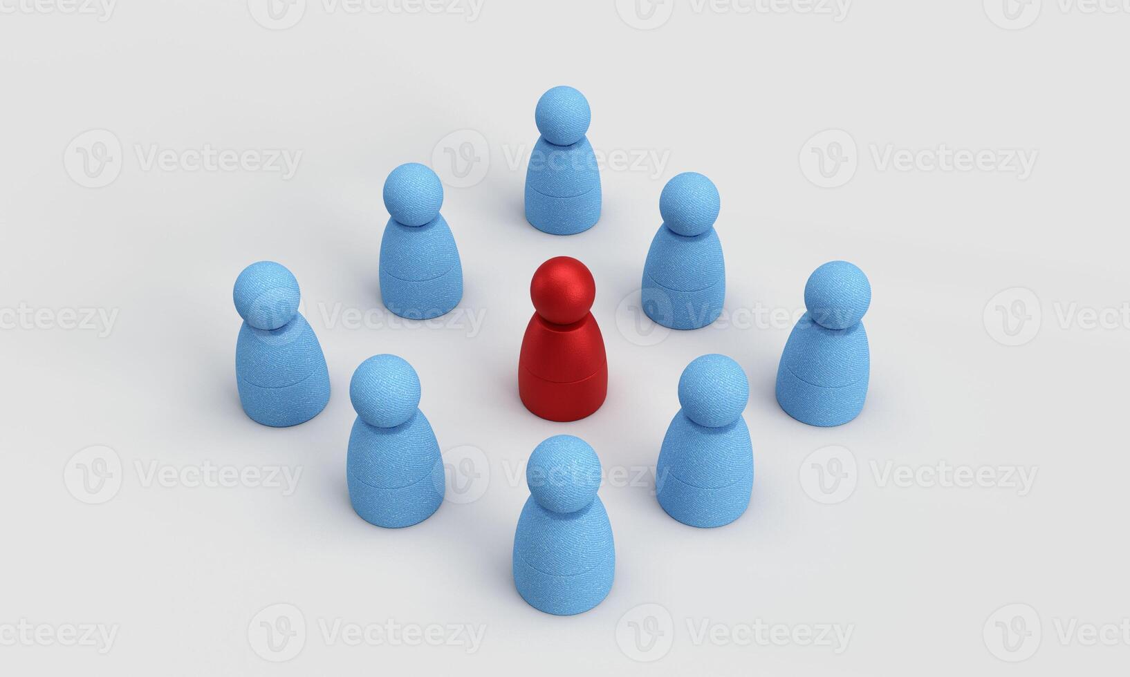 Group teamwork blue color red pink different business icon object colleague together cooperation work job occupation businesswoman businessman planning friendship entrepreneur happy hr human resource photo