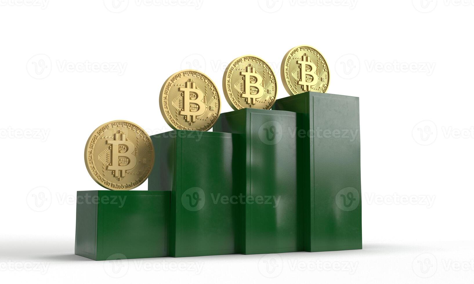 Chart graph stock btc bitcoin golden yellow orange dicut object background wallpaper business financial currency investment economy money stock banking digital concept cryptocurrency internet price photo