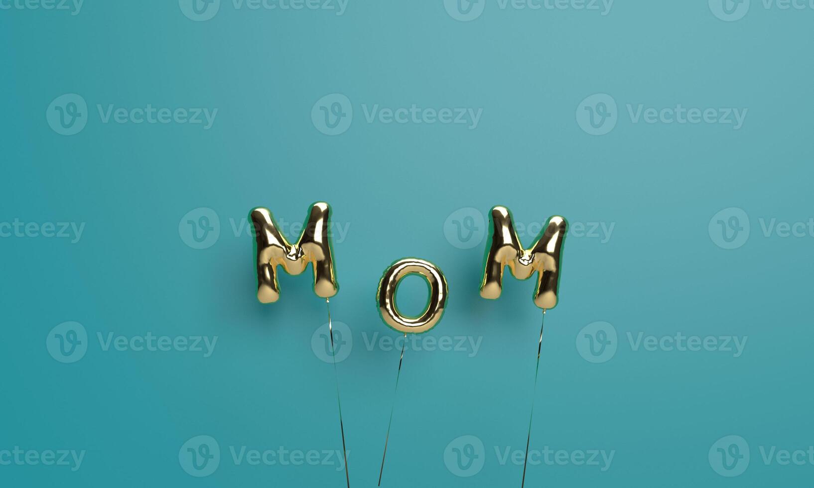 Mom golden yellow orange color text balloon helium gift design may 12 number date twelve day love mother day valentine day mom concept gift celebration festival mother day international party event photo