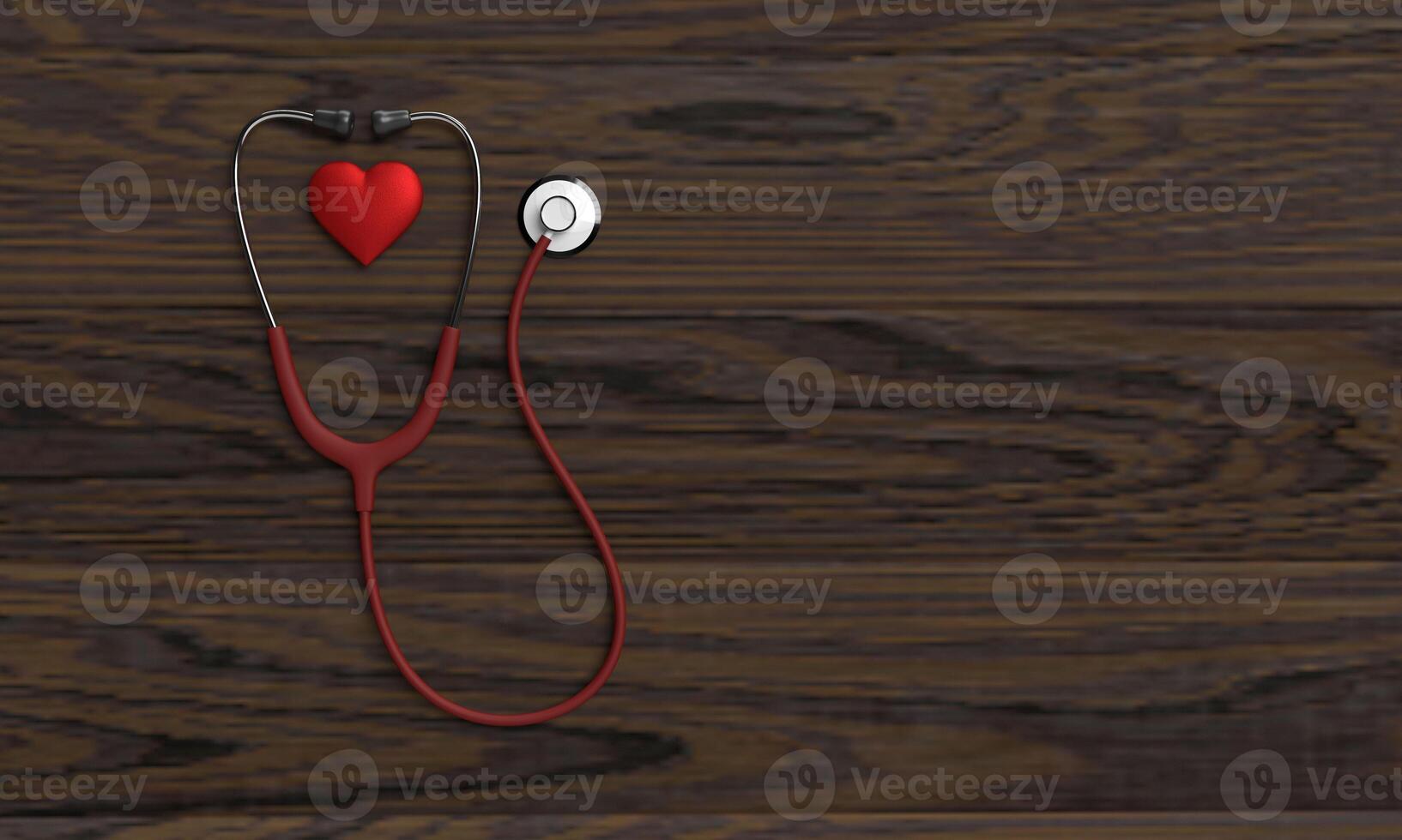 Red pink orange colour love heart stethoscope wooden oask background wallpaper copy space international hospital medical health care treatment professional international nurse doctor patient freedom photo