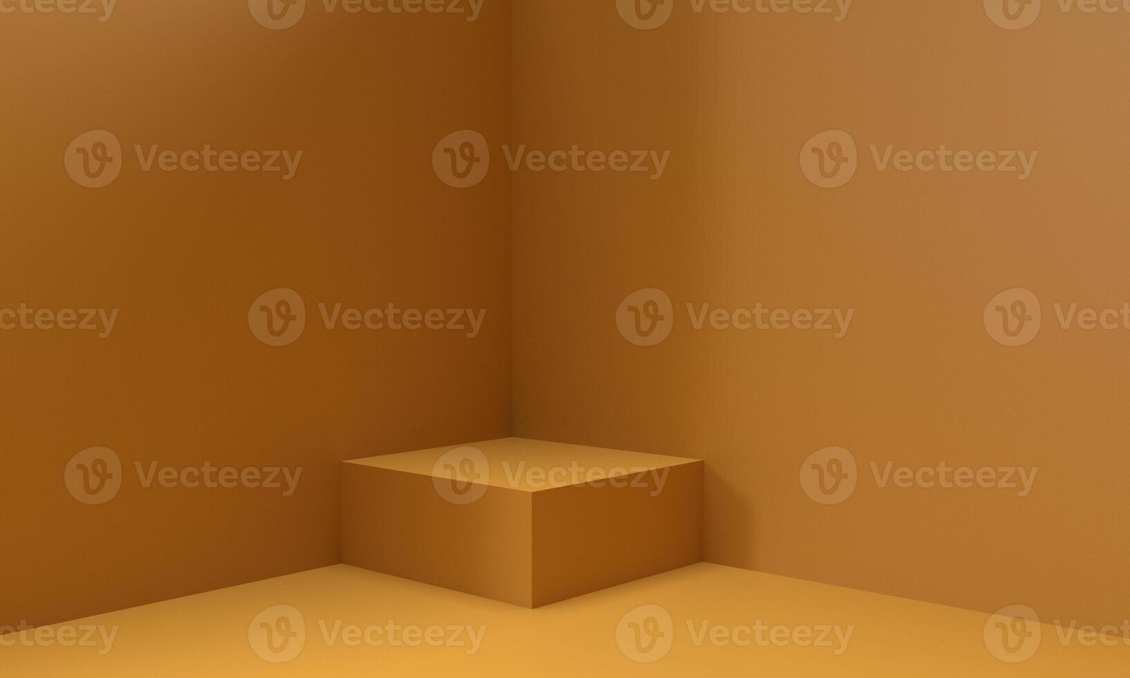 stand showcase podium stage sqaure orange yellow brown background wallpaper ramadan kareem mubrak march april may month empty blank presentation screen shiny exhibition display islam muslim ceremony photo