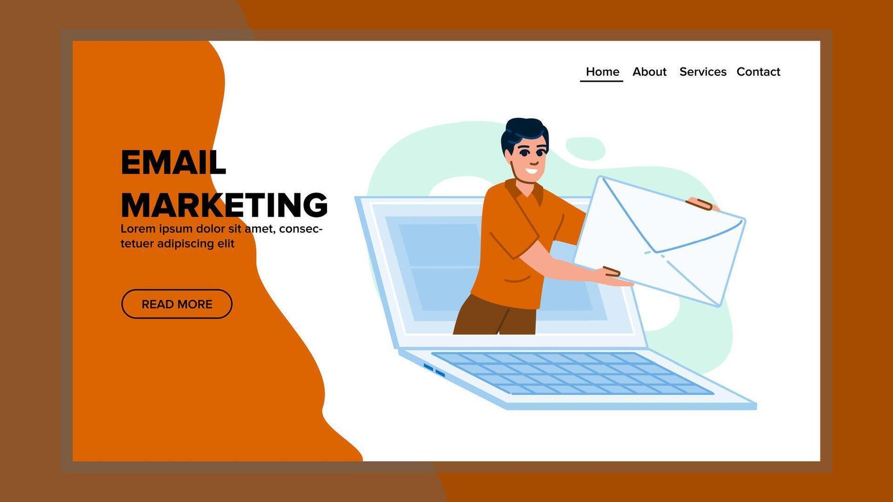 message email marketing vector