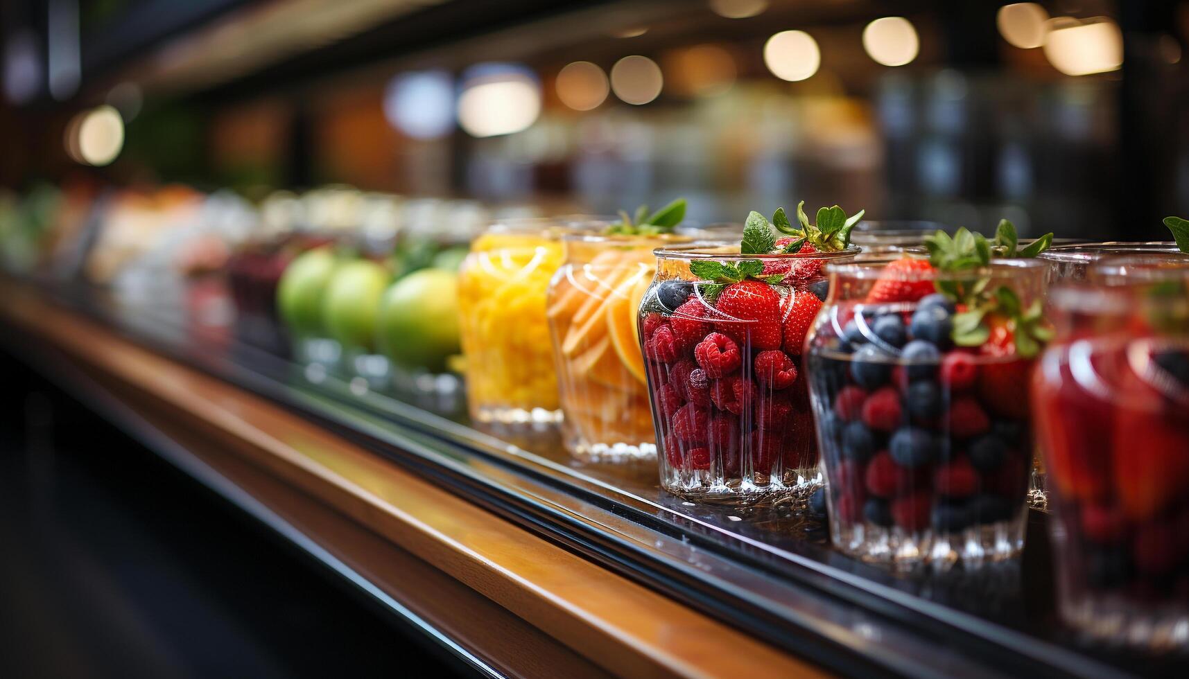 Fresh fruit cocktail