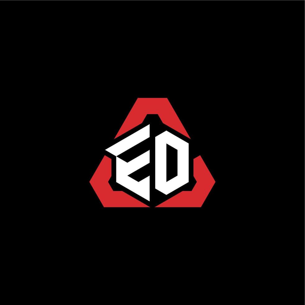 EO initial logo esport team concept ideas vector