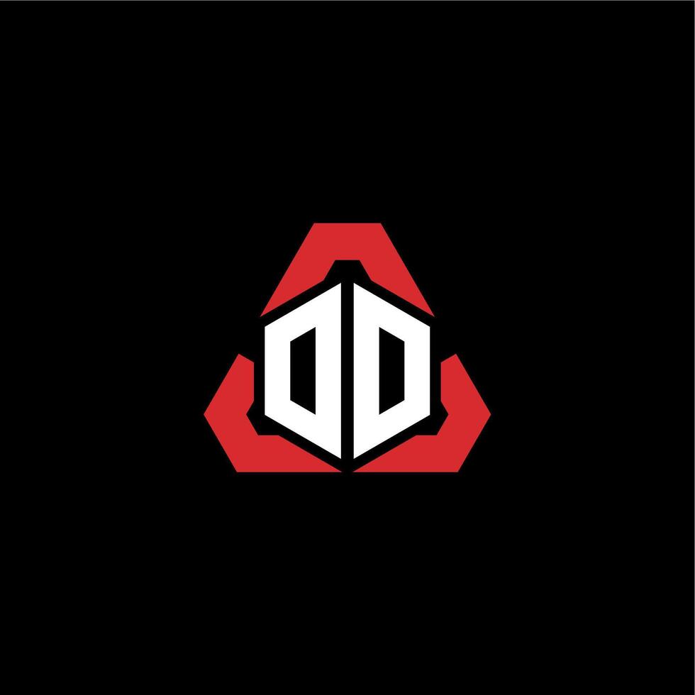 OD initial logo esport team concept ideas vector