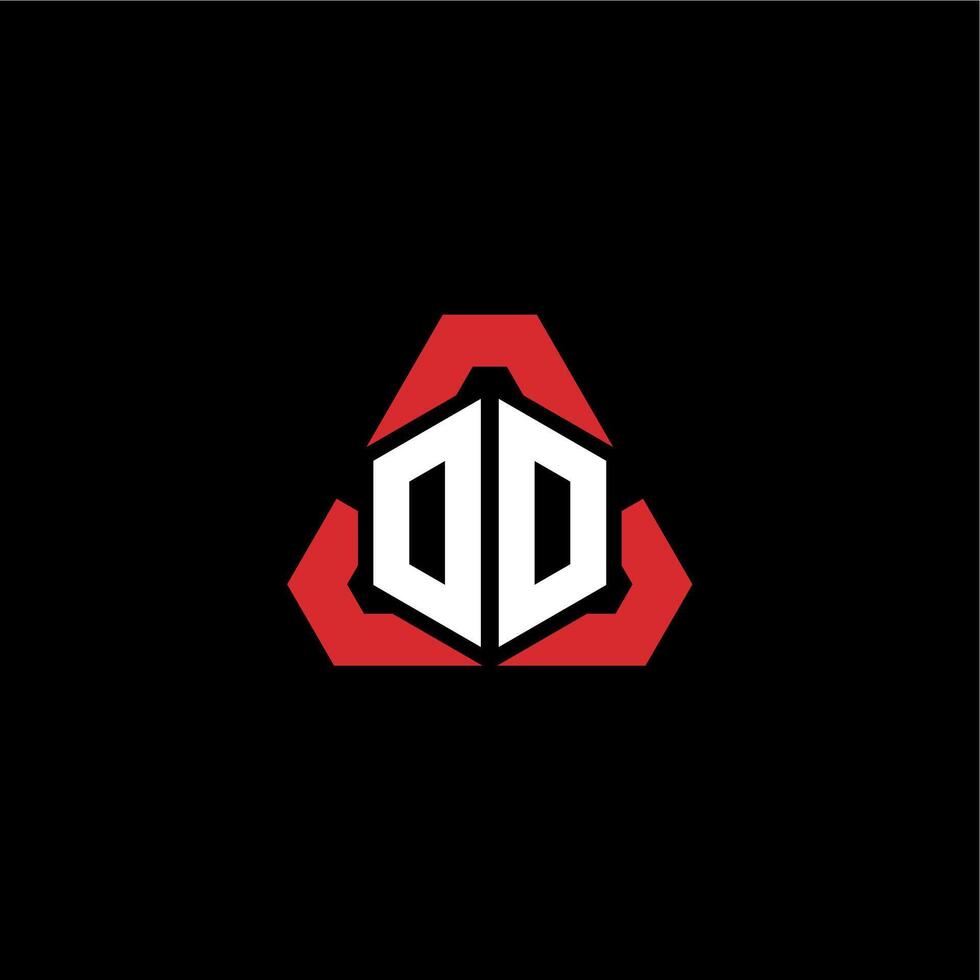 OD initial logo esport team concept ideas vector