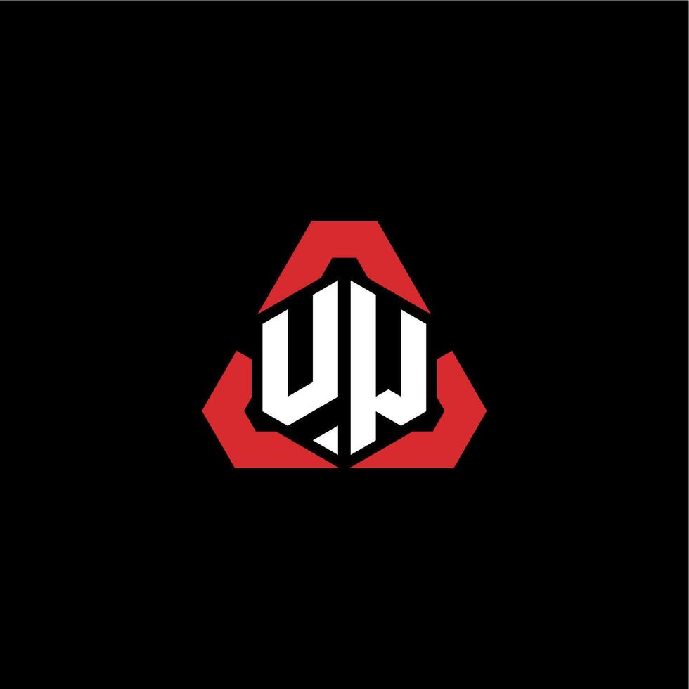 uw inicial logo deporte equipo concepto ideas vector