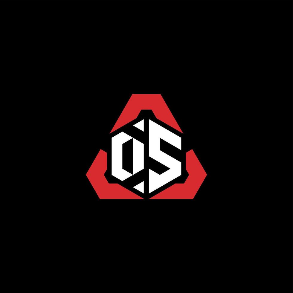 DS initial logo esport team concept ideas vector