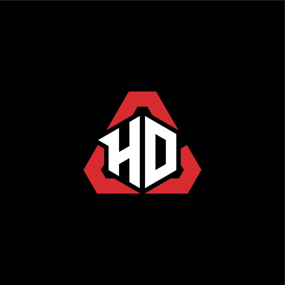 hd inicial logo deporte equipo concepto ideas vector