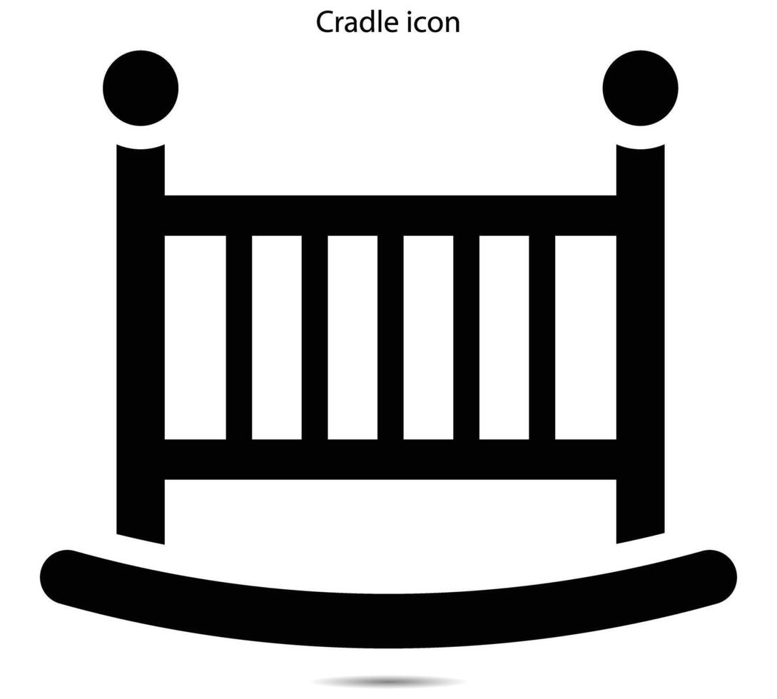 Cradle icon. Trendy Cradle logo concept on white background from vector