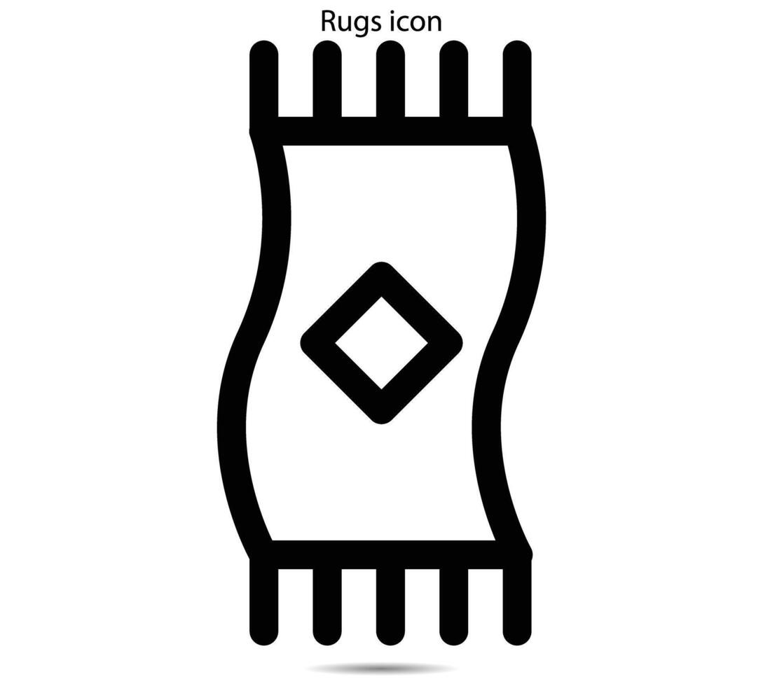 Rugs icon, Vector illustrator