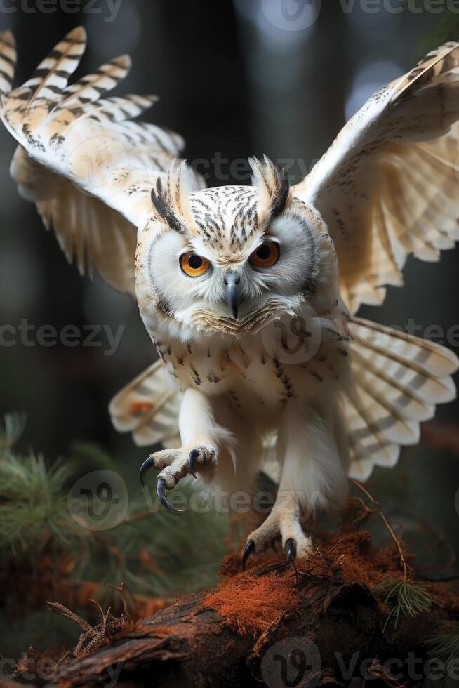 AI generated owls are beautiful creatures, and they are very intelligent photo