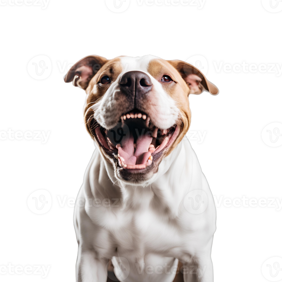 AI generated Happy Petbull Striking a Pose png