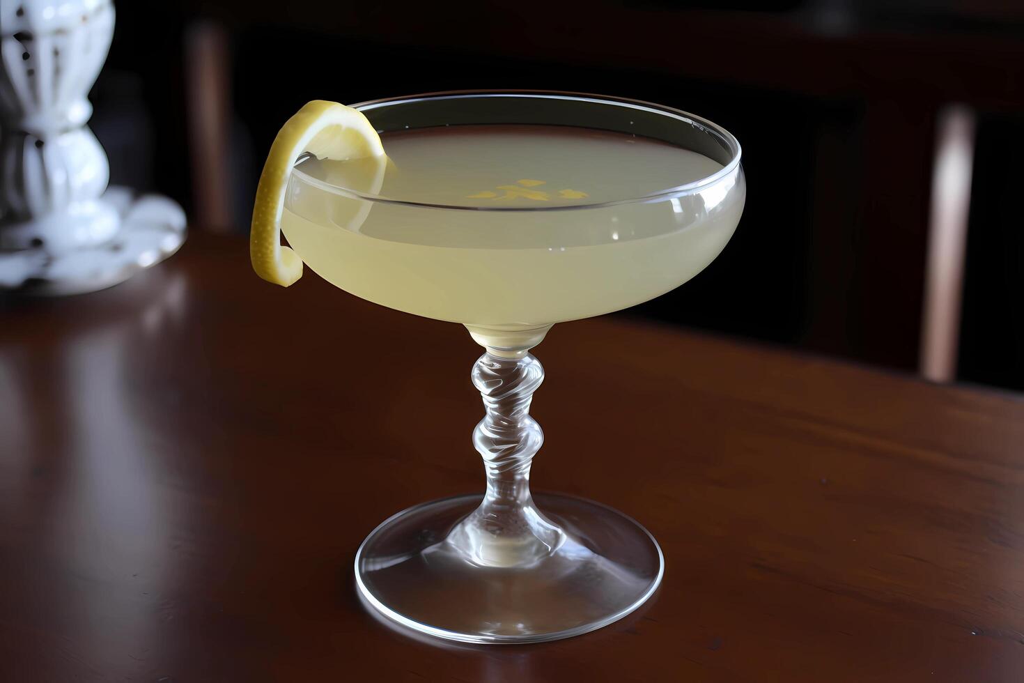 AI generated Bee's Knees - Originated in the United States, made with gin, lemon juice, and honey syrup photo