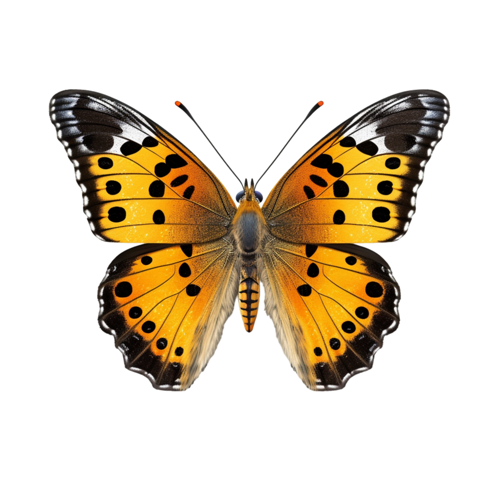 AI generated Butterfly isolated against transparent background - Ai generated png