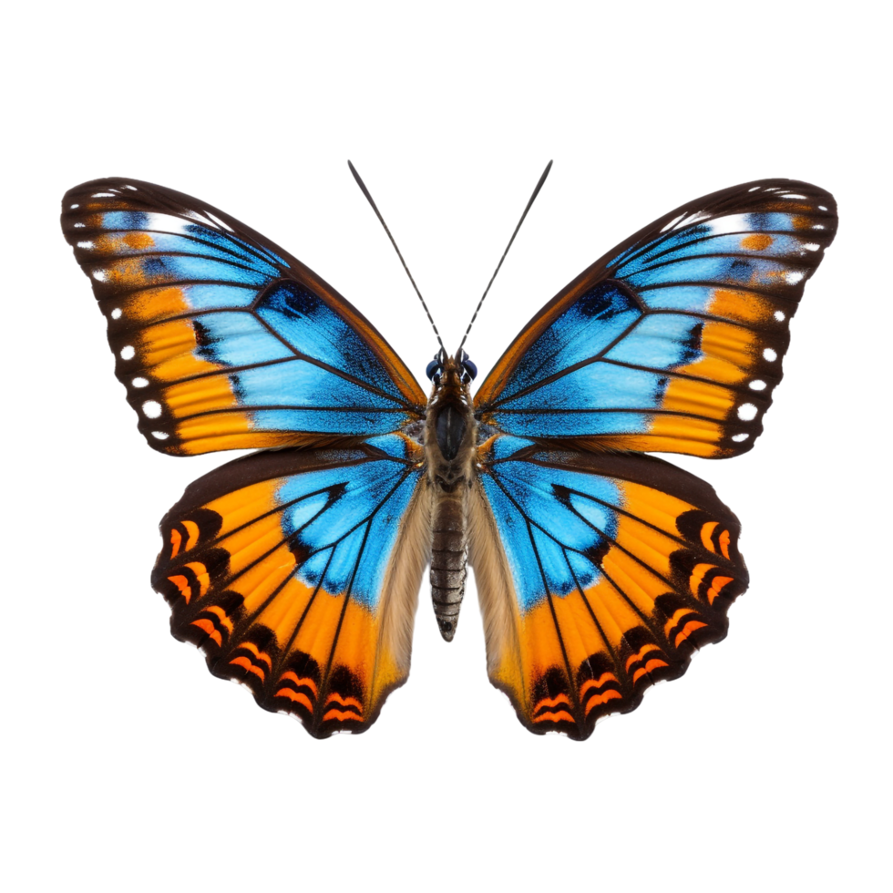 AI generated Butterfly isolated against transparent background - Ai generated png
