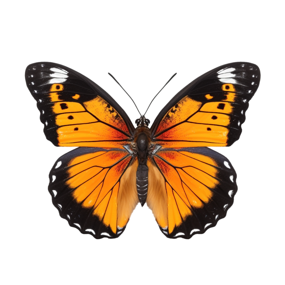 AI generated Butterfly isolated against transparent background - Ai generated png