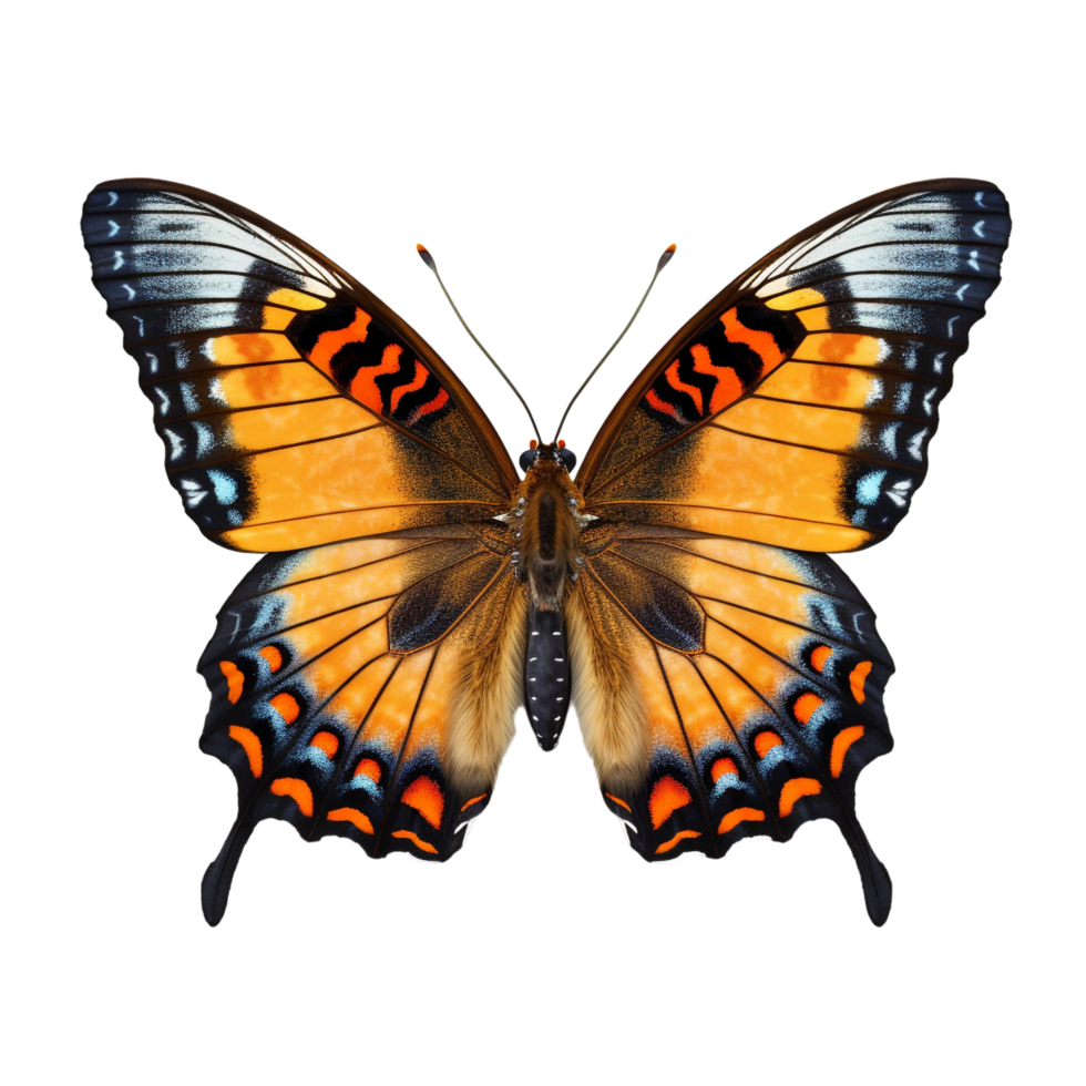 AI generated Butterfly isolated against transparent background - Ai generated png