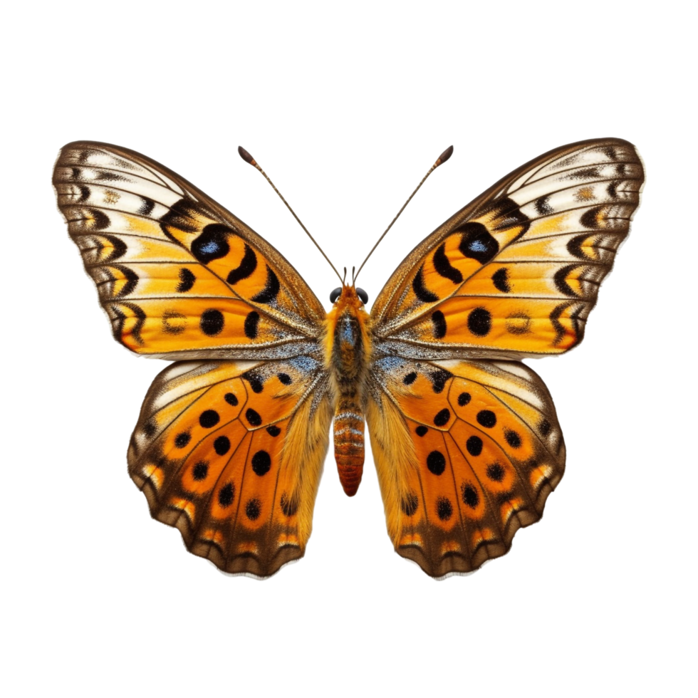 AI generated Butterfly isolated against transparent background - Ai generated png