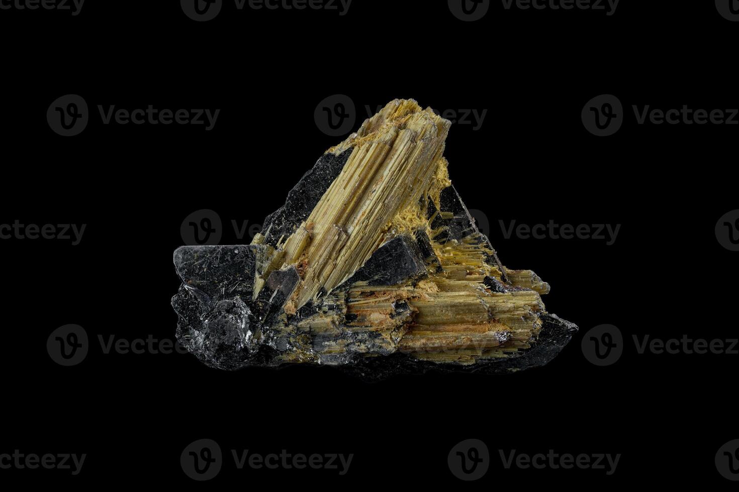 Rutile mineral macro photo