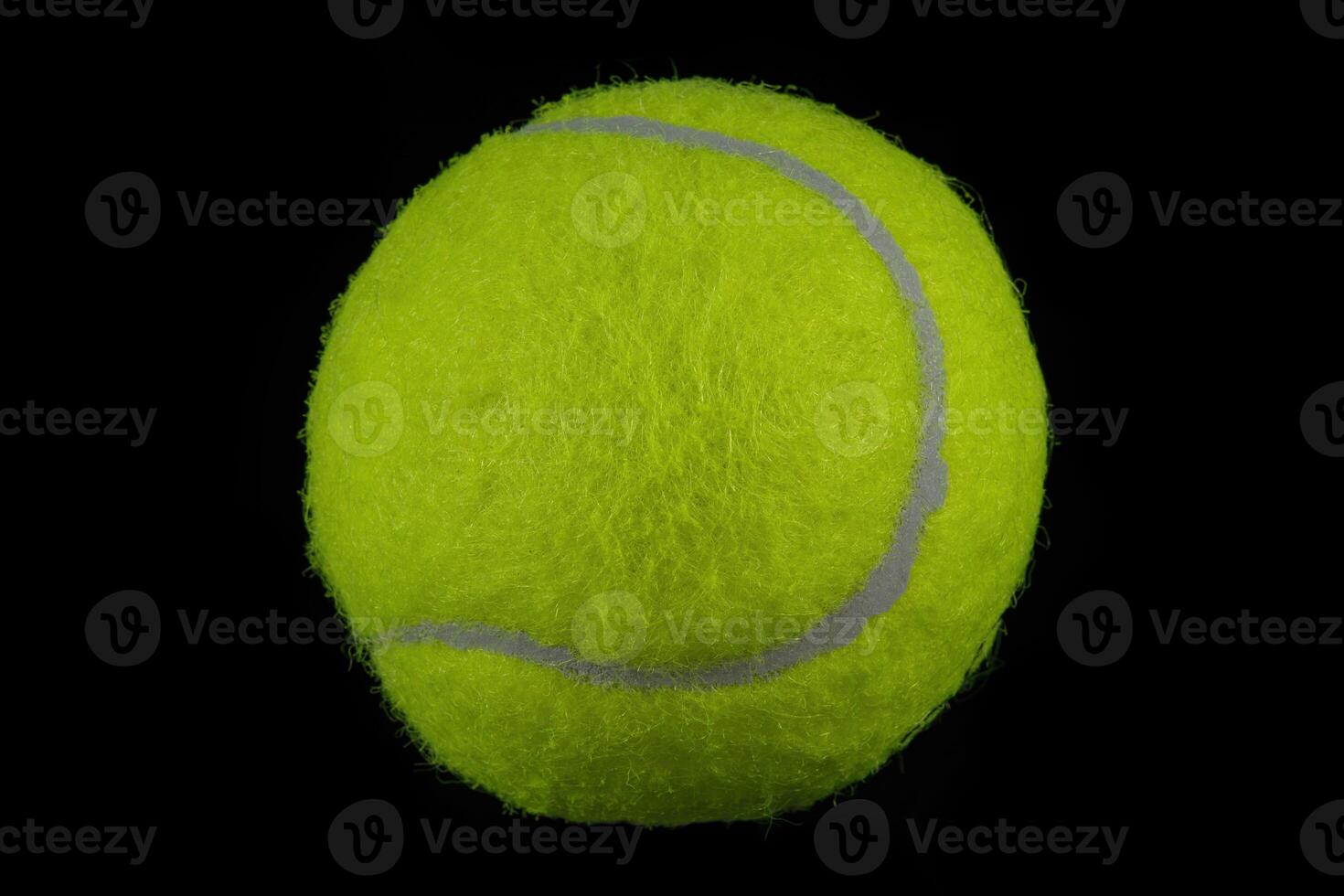 Macro image of a tennis ball photo