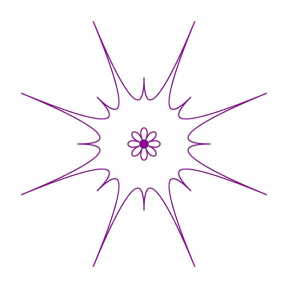 flower icon illustration vector