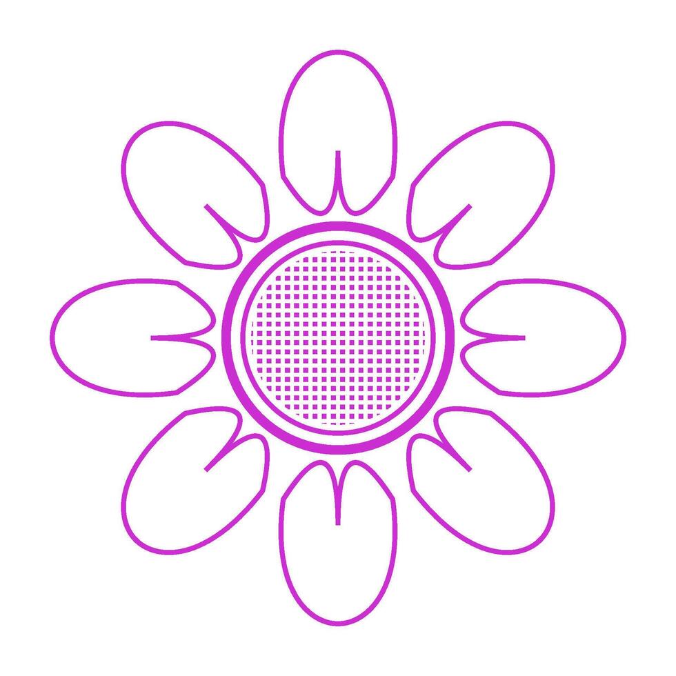 flower icon illustration vector