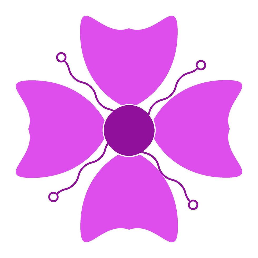 flor icono ilustración vector