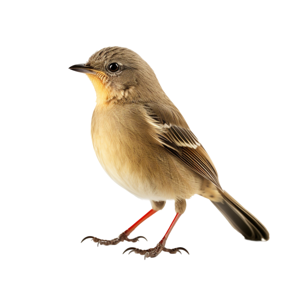 ai gegenereerd vogel tegen transparant achtergrond - ai gegenereerd png