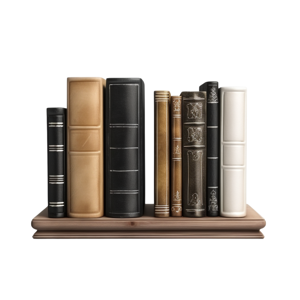 AI generated Bookends against transparent background - Ai generated png