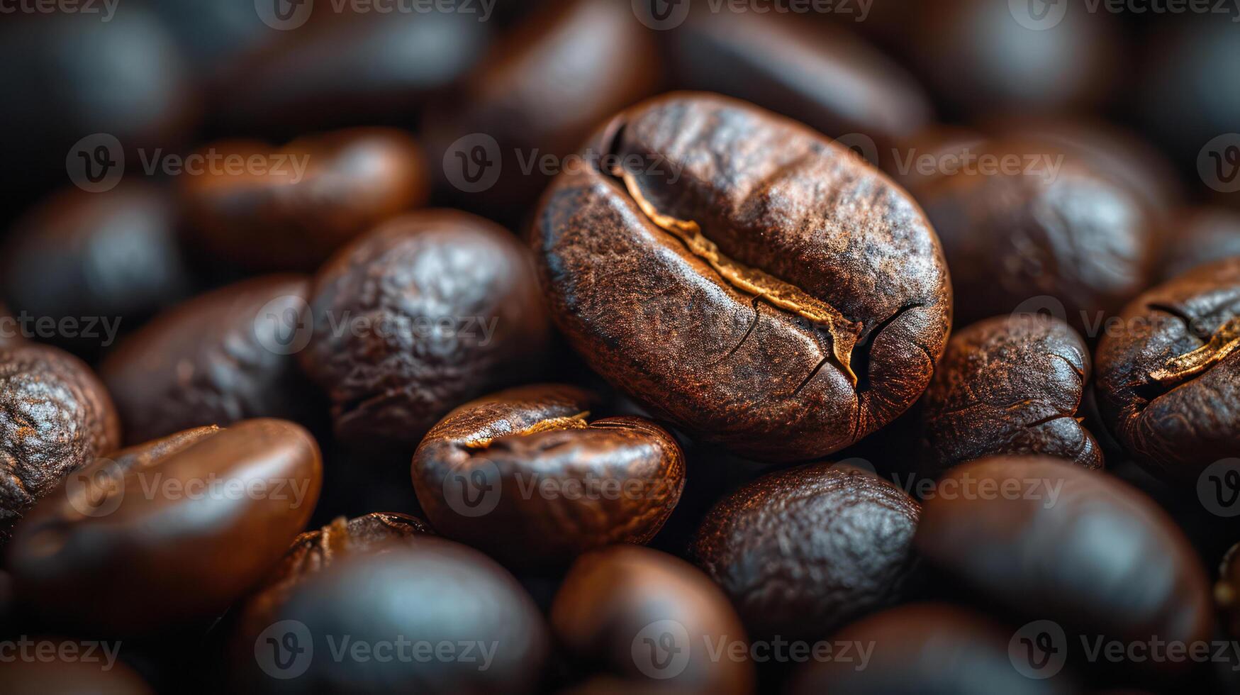 AI generated Close up Behind the Coffee background photo