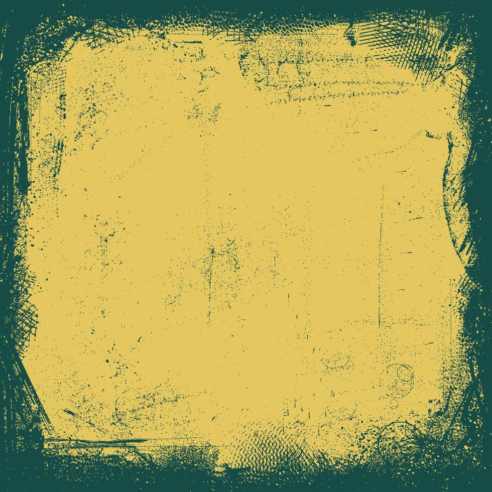 Grunge frame background. Old paper texture. Vector Illustration