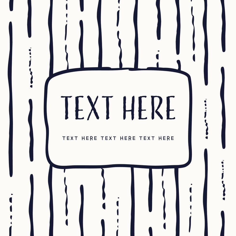 Abstract stripes with a label. Grunge background. Vector illustration.