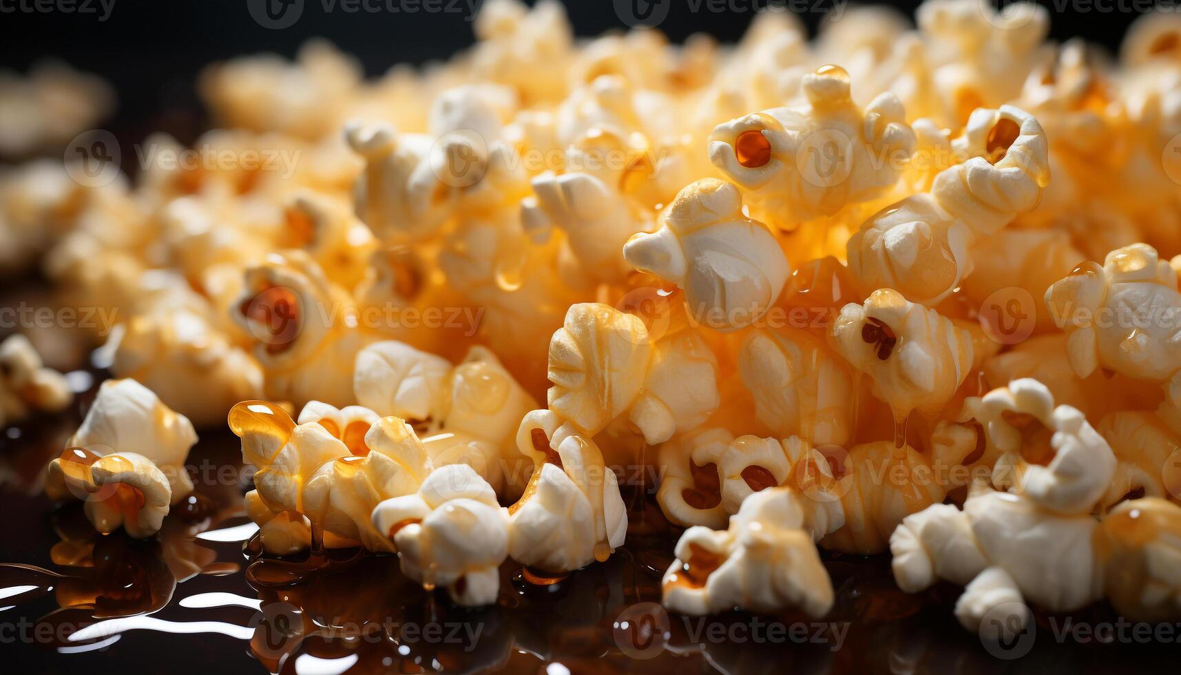 AI generated Fresh sweetcorn, fluffy and yellow, a healthy autumn snack generated by AI photo