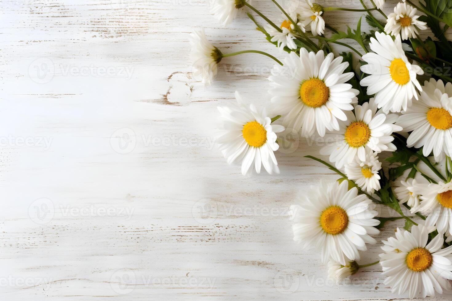 Dahlia flowers on wooden background, floral flat lay. Valentine's, womens,  mothers day, birthday or wedding concept. Top view. Copy space. Generated  AI. 30920018 Stock Photo at Vecteezy