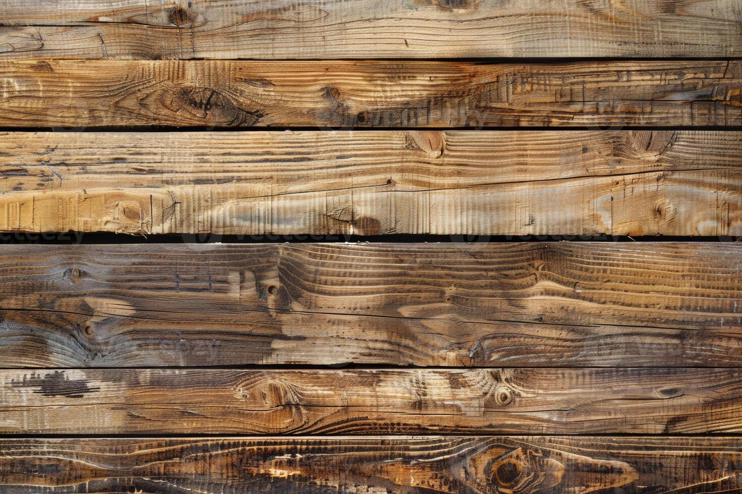 AI generated Rustic Wooden Plank Texture photo