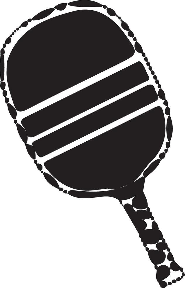 Vector Pickleball Paddles silhouette,Pickleball club and icons vector illustration, Pickleball Paddles flat vector icon, High quality vector