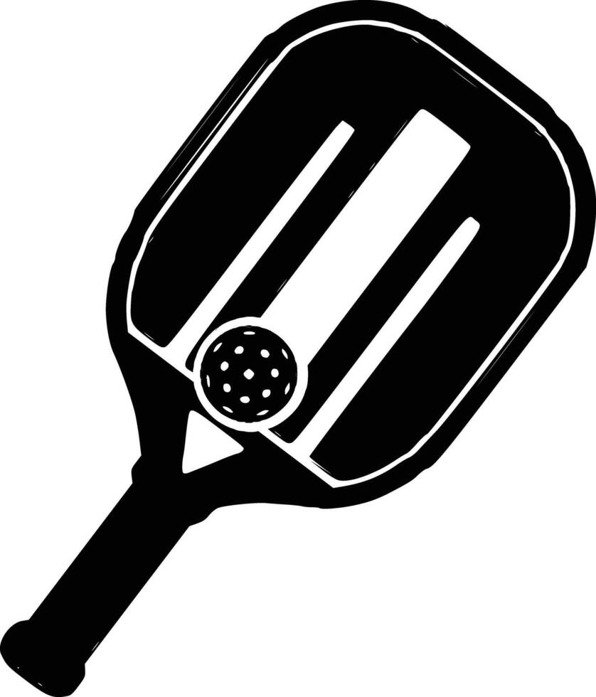 Pickleball paddle Printable Vector Illustration. Pickleball Paddles and Ball Vector, Pickleball Clipart, Bat Symbol, icon, Logo, High quality vector