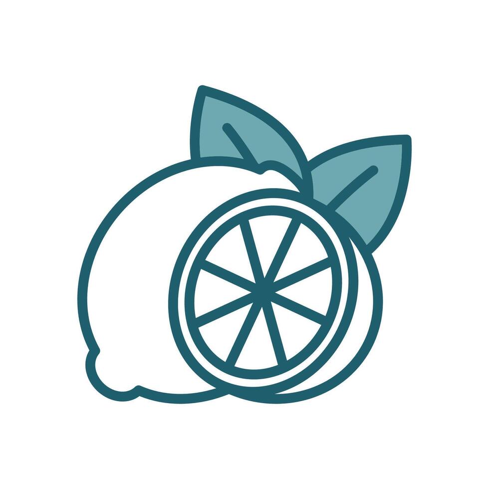 lemon icon vector design template simple and clean