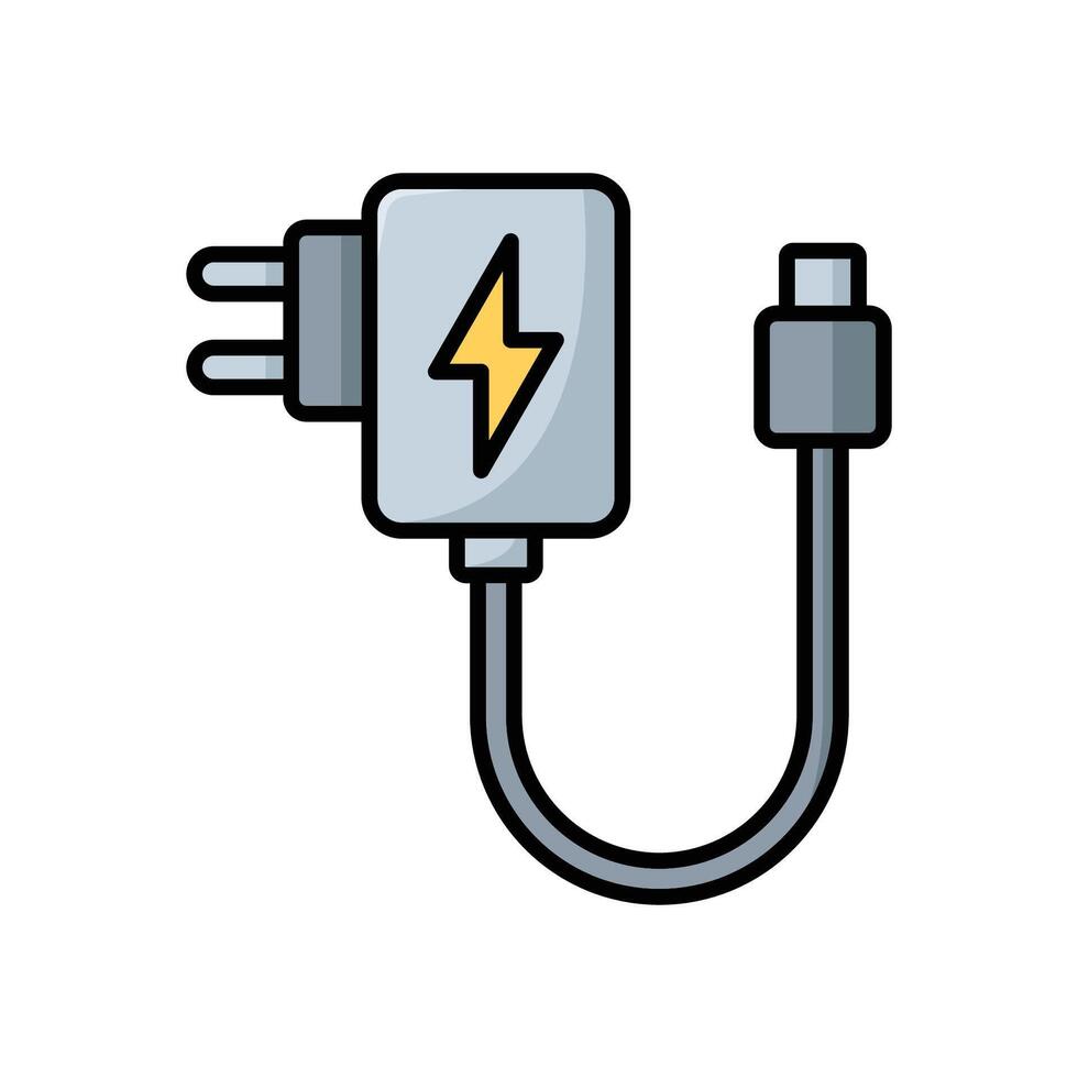 phone charger icon vector design template simple and clean