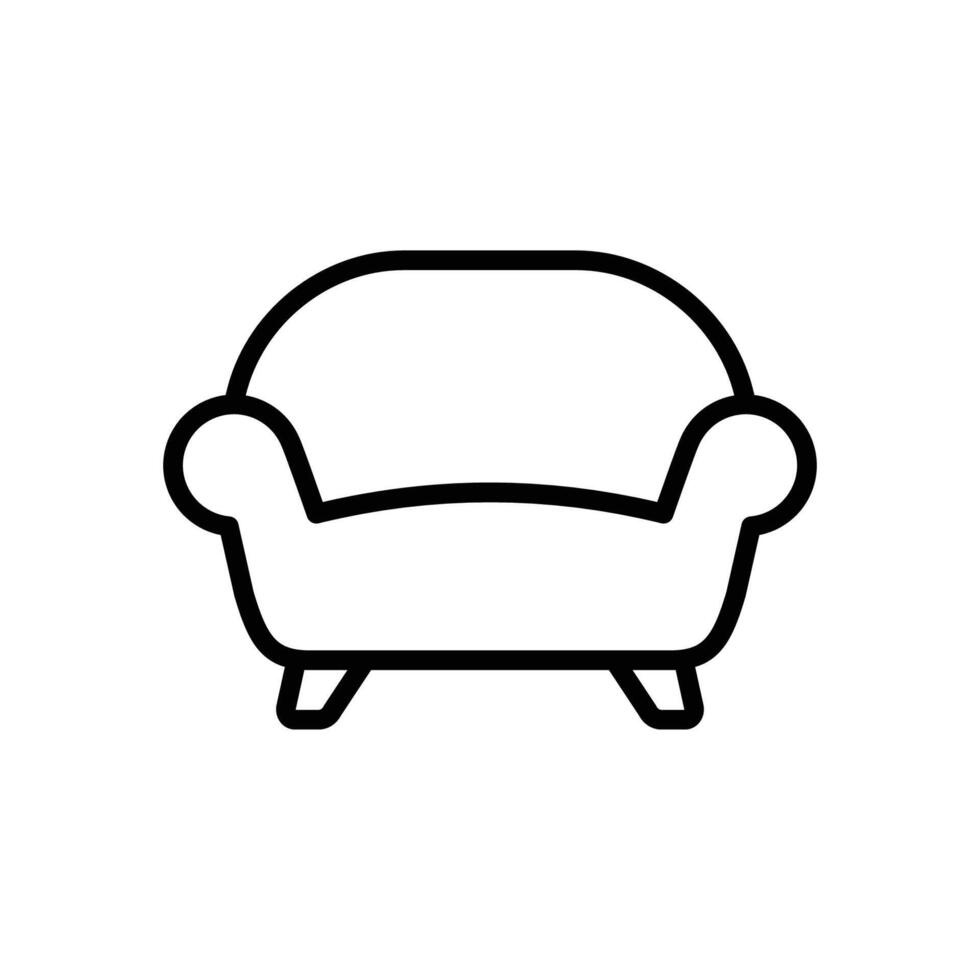 sofa icon vector design template in white background