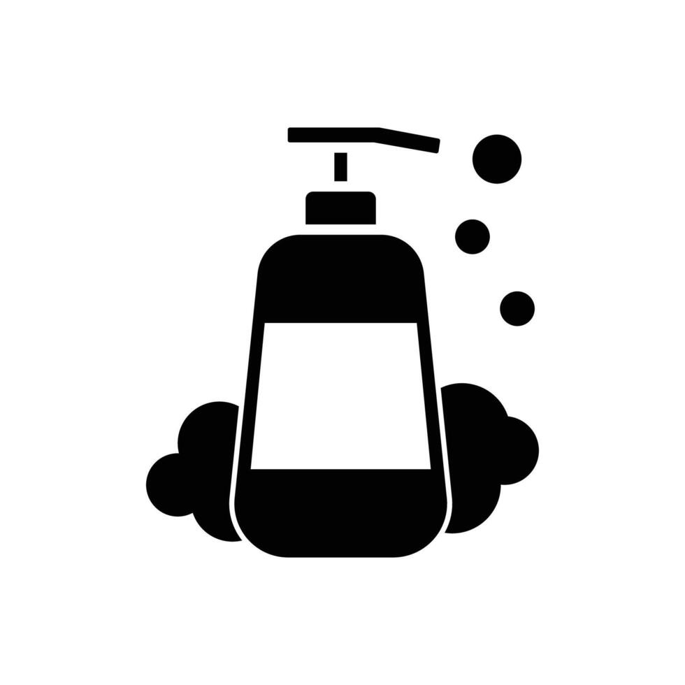 shampoo icon vector design template in white background