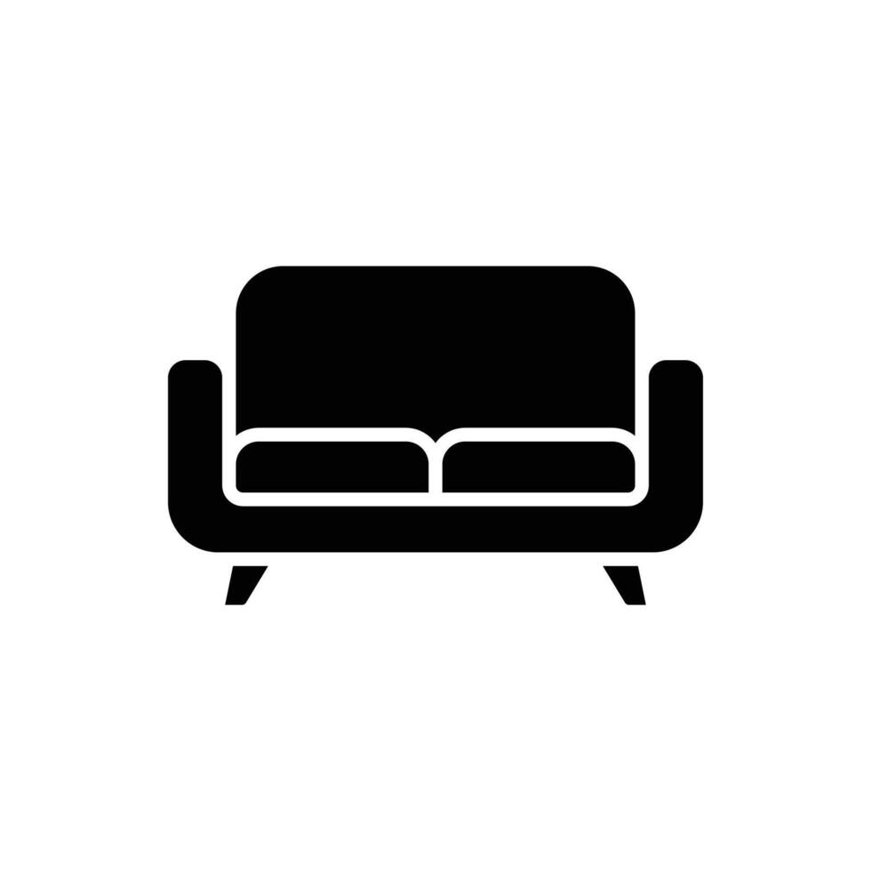sofa icon vector design template in white background