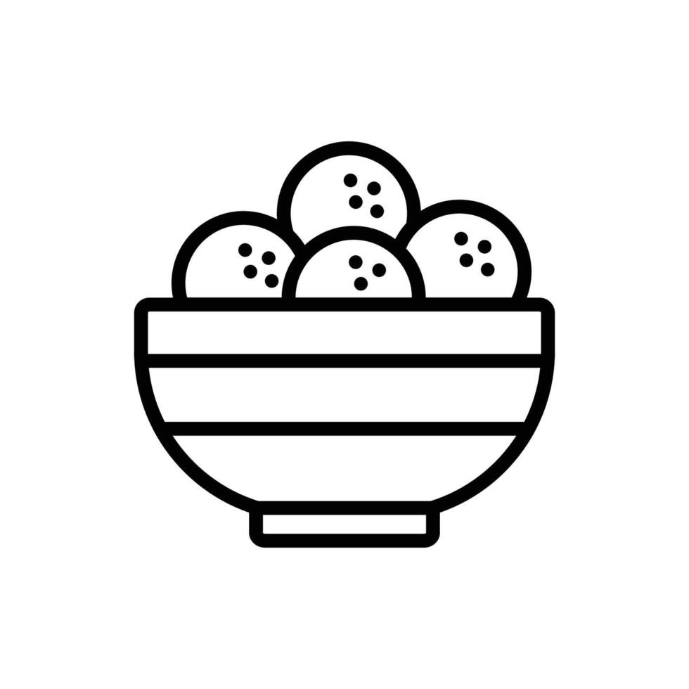 meatball icon vector design template simple and clean