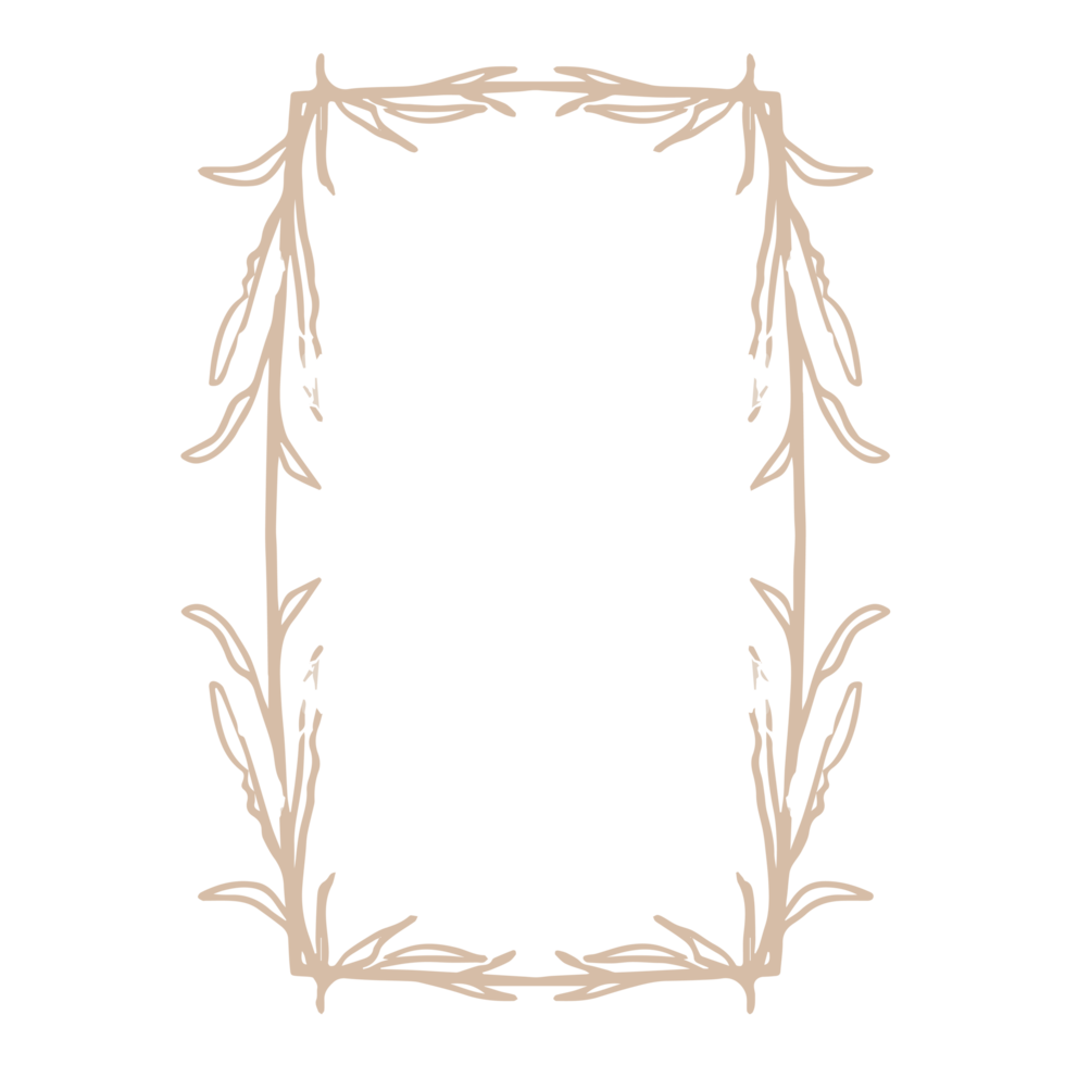 bordure florale png