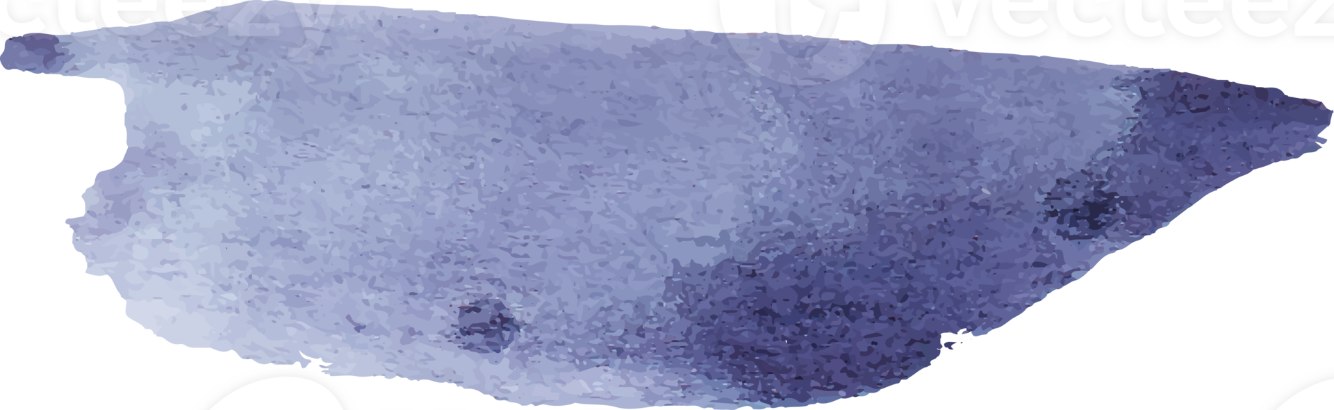blue watercolor stroke element png
