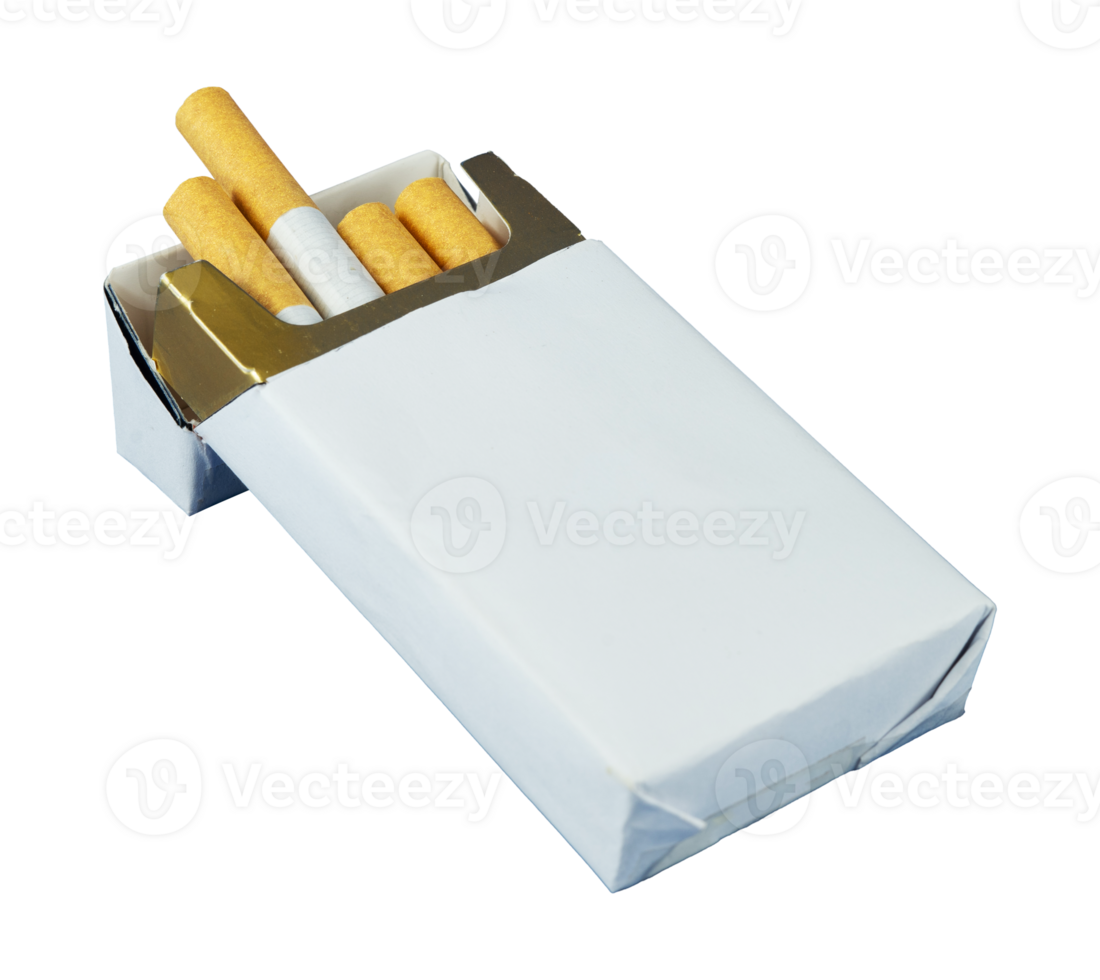 the pack of cigarette box isolated png